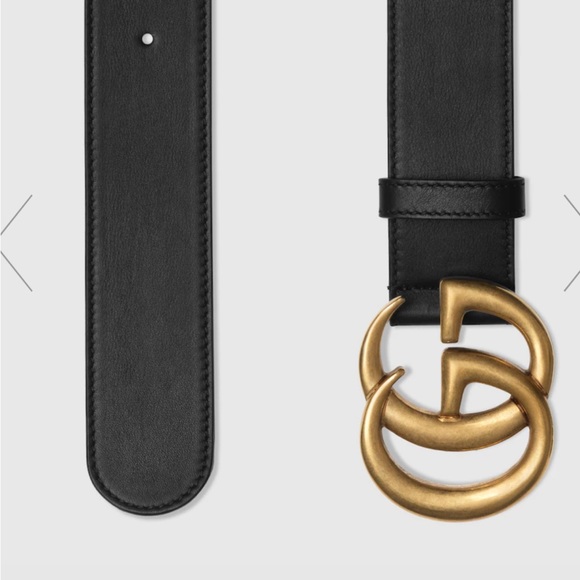 Wide Leather Gucci Belt - Picture 7 of 8